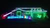 Sterling 8.5 Christmas Animated Visit Santa Village House Fiber Optic Lighted